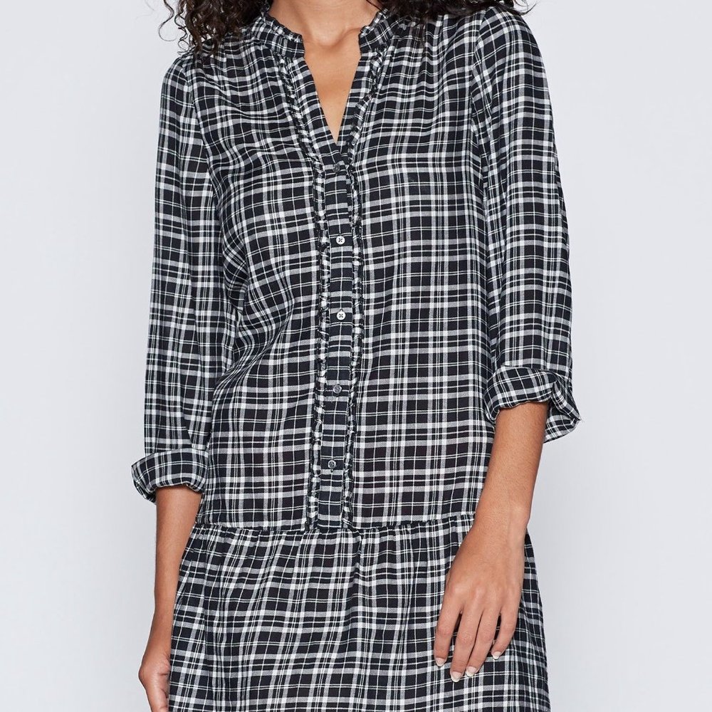Joie Kaisa Plaid Dress